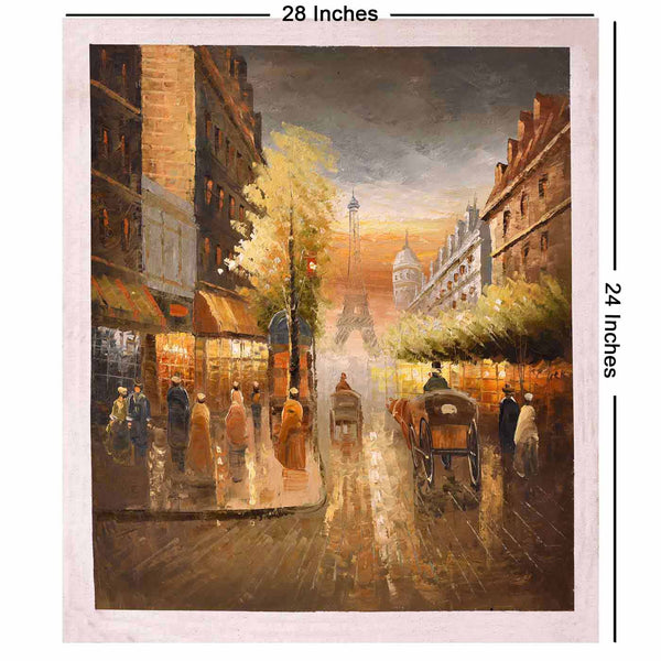Magnificence Of Paris Street Painting