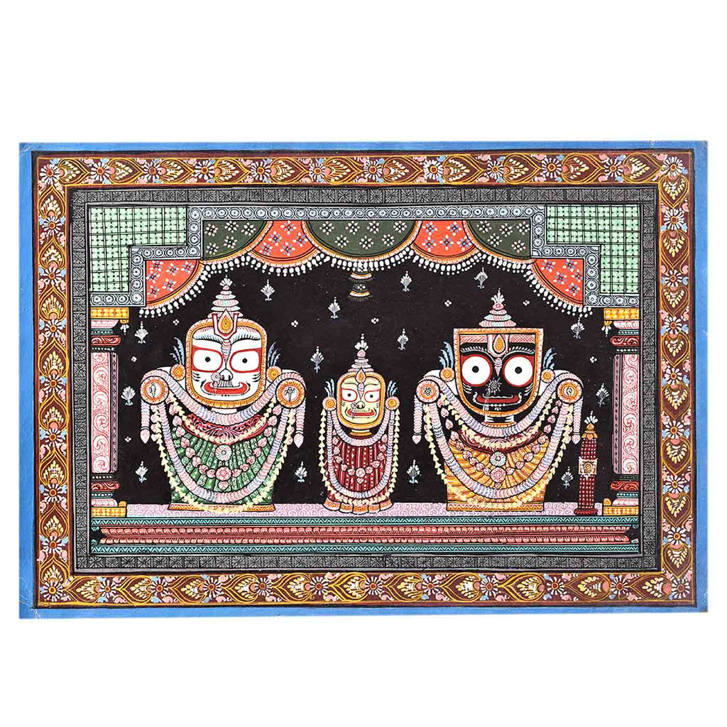 Lord Jagannath Ravishing Painting (13*19 Inches)