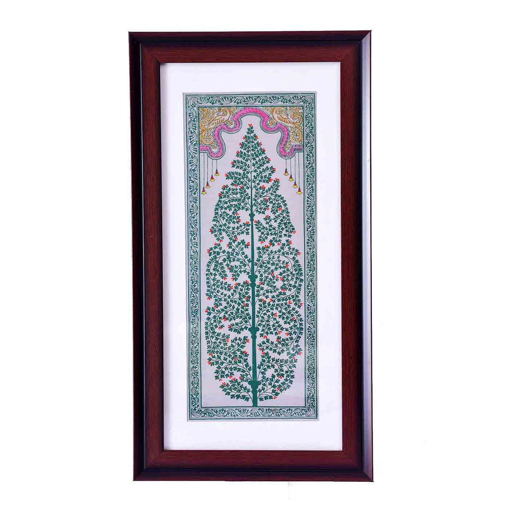 Tree Of Life Framed Pattachitra Painting