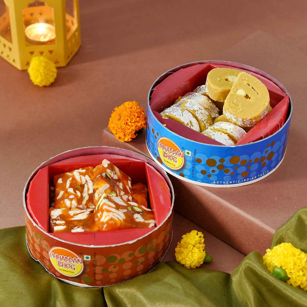 Batisha Sweets Brass Udipi Deep With Karachi Halwa & Batisha Slice – TOKENZ