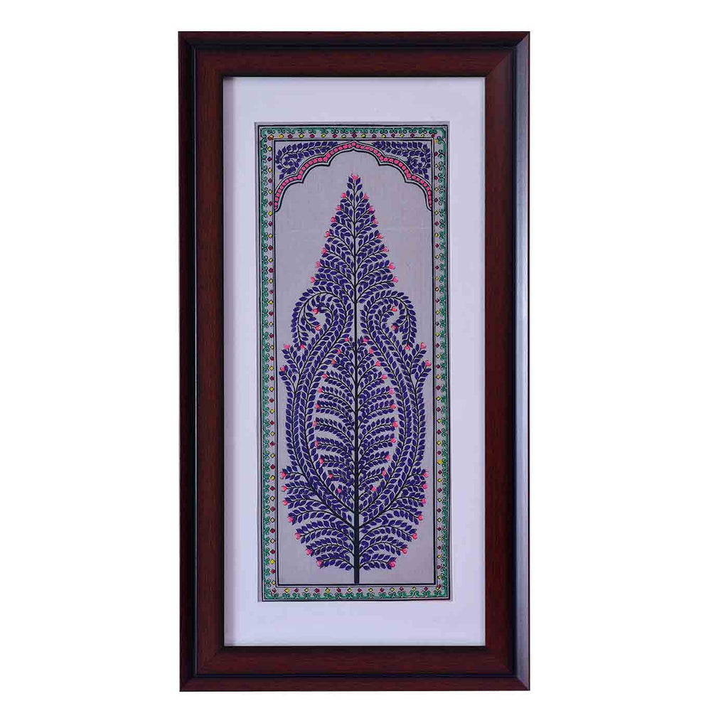 Prosperous Tree Of Life Tussar Painting