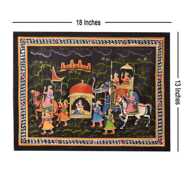‘The Farewell’ Jodha-Akbar Painting (18*13 Inches)