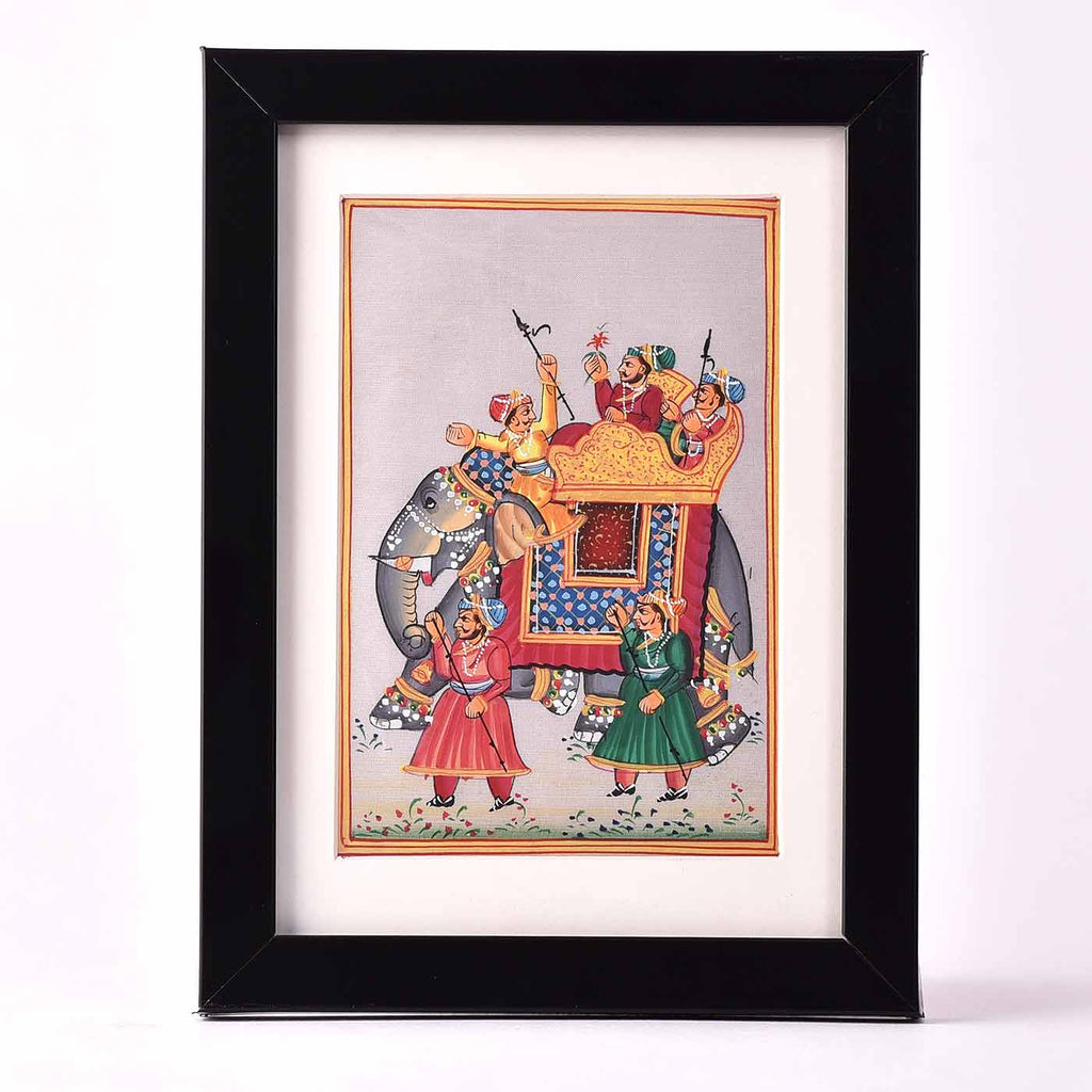 Compact Mughal Desktop Paintings (Framed, 4*6 Inches)