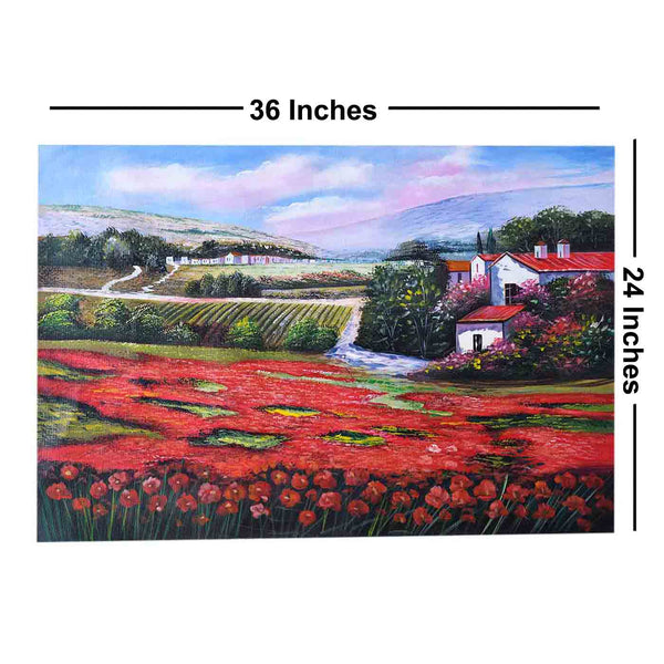 Beauty Of Nature Landscape Painting (36*24 Inches)