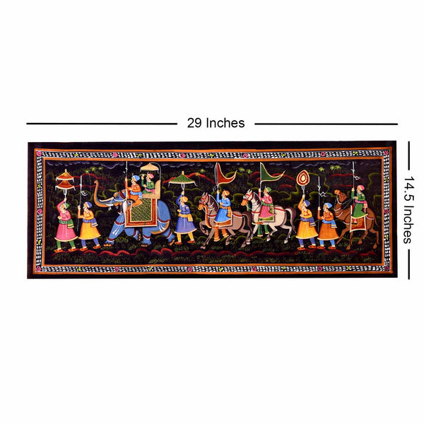 The Maharaja Cavalcade Rajasthani Painting