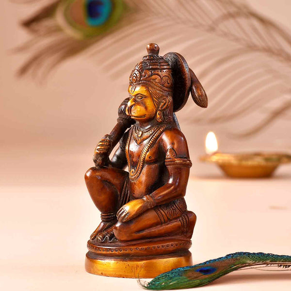 Veer Hanuman Brass Idol
