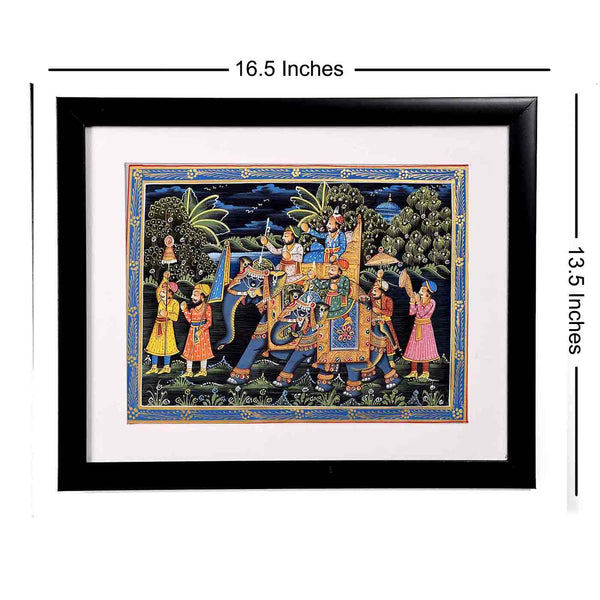 Impeccable Procession Mughal Painting