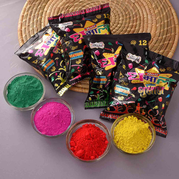 Holi Specal Water Gun Set Along With Fragrant  Gulal