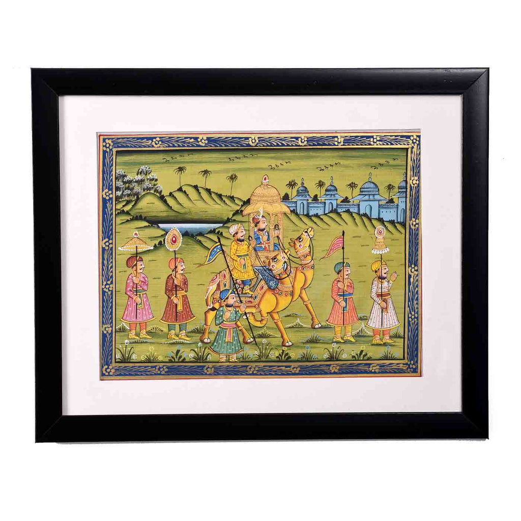 Profound Mughal Painting (16.5*13.5 Inches)