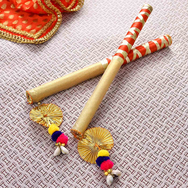 Alluring Dandiya Sticks With Karachi Halwa