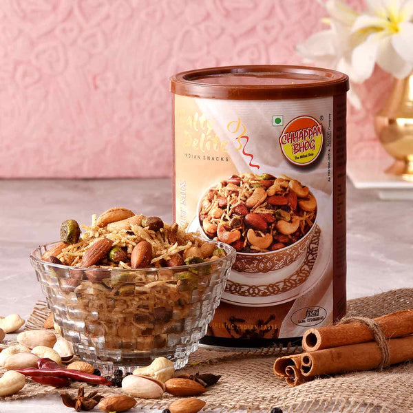 Diwali Hamper Of Tulsi Diya & Dryfruits Mix Dalmoth