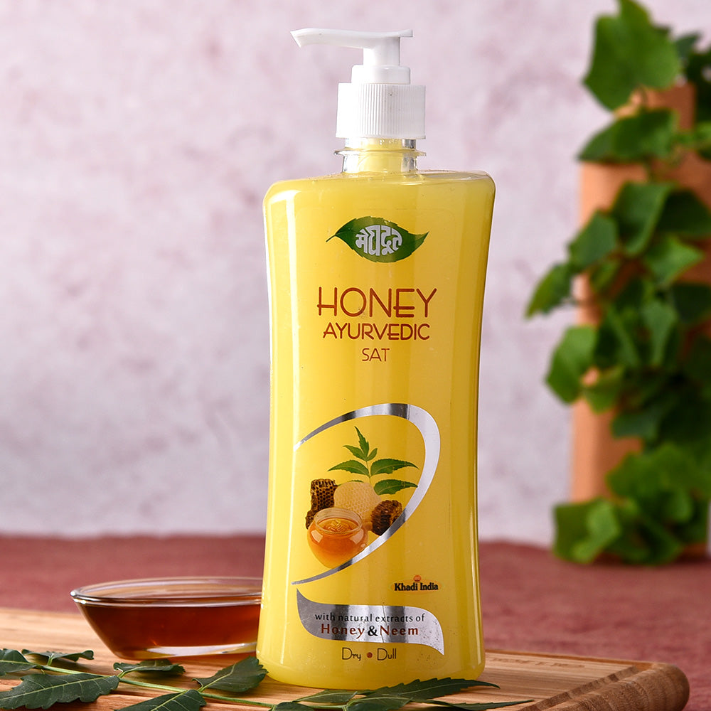 Khadi Honey Ayurvedic Sat (Shampoo)