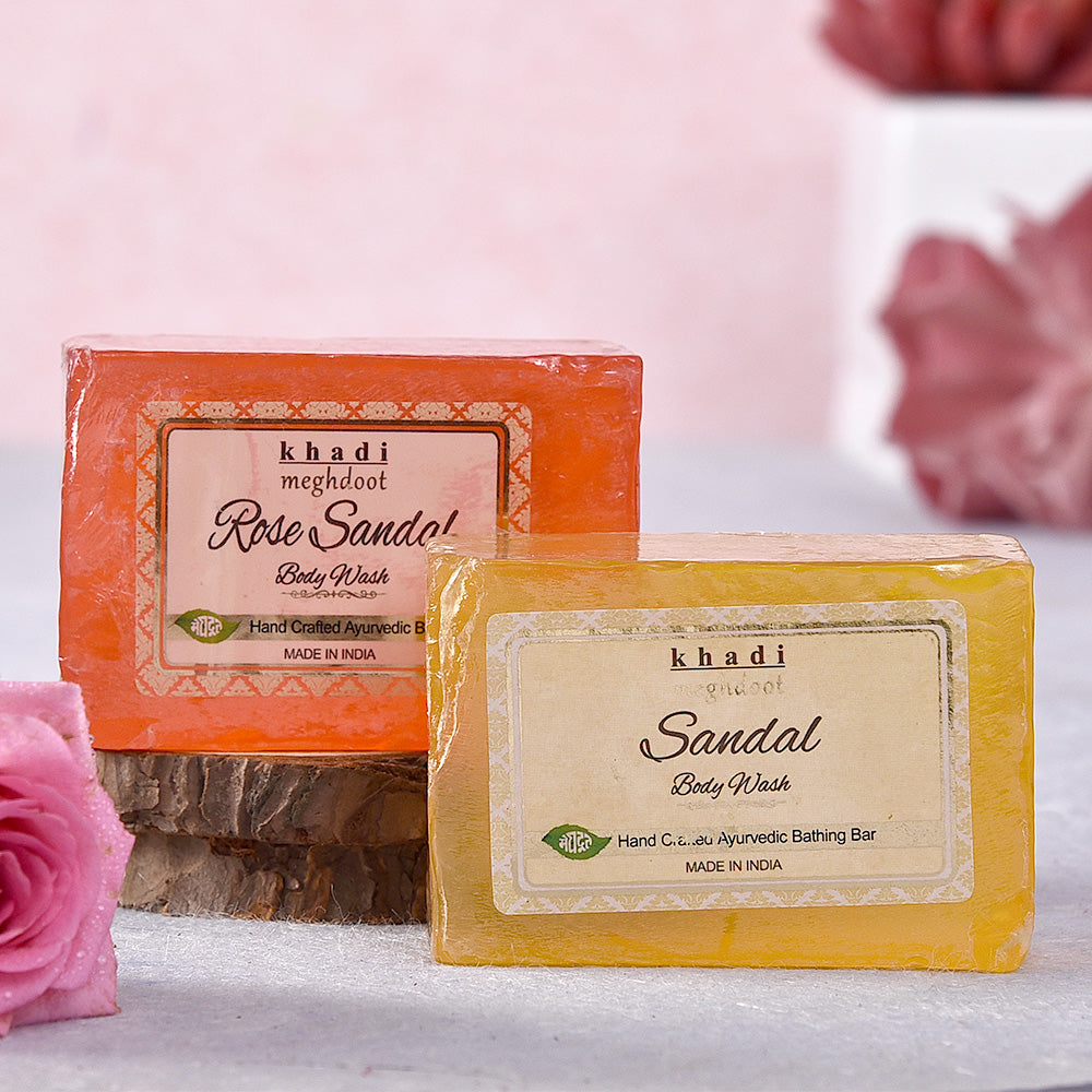 Buy Khadi Natural Unisex Ayurvedic Handmade Rosewater Soap 125 G - Soap for  Unisex 5416500 | Myntra