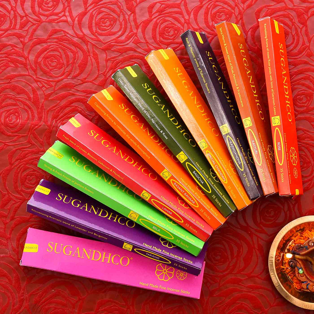 Pack Of 10 Aromatic Incense Sticks