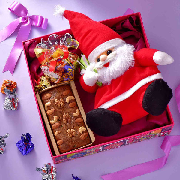 Luxurious Hamper With Soft Toy, Cake, Chocolate & Tray